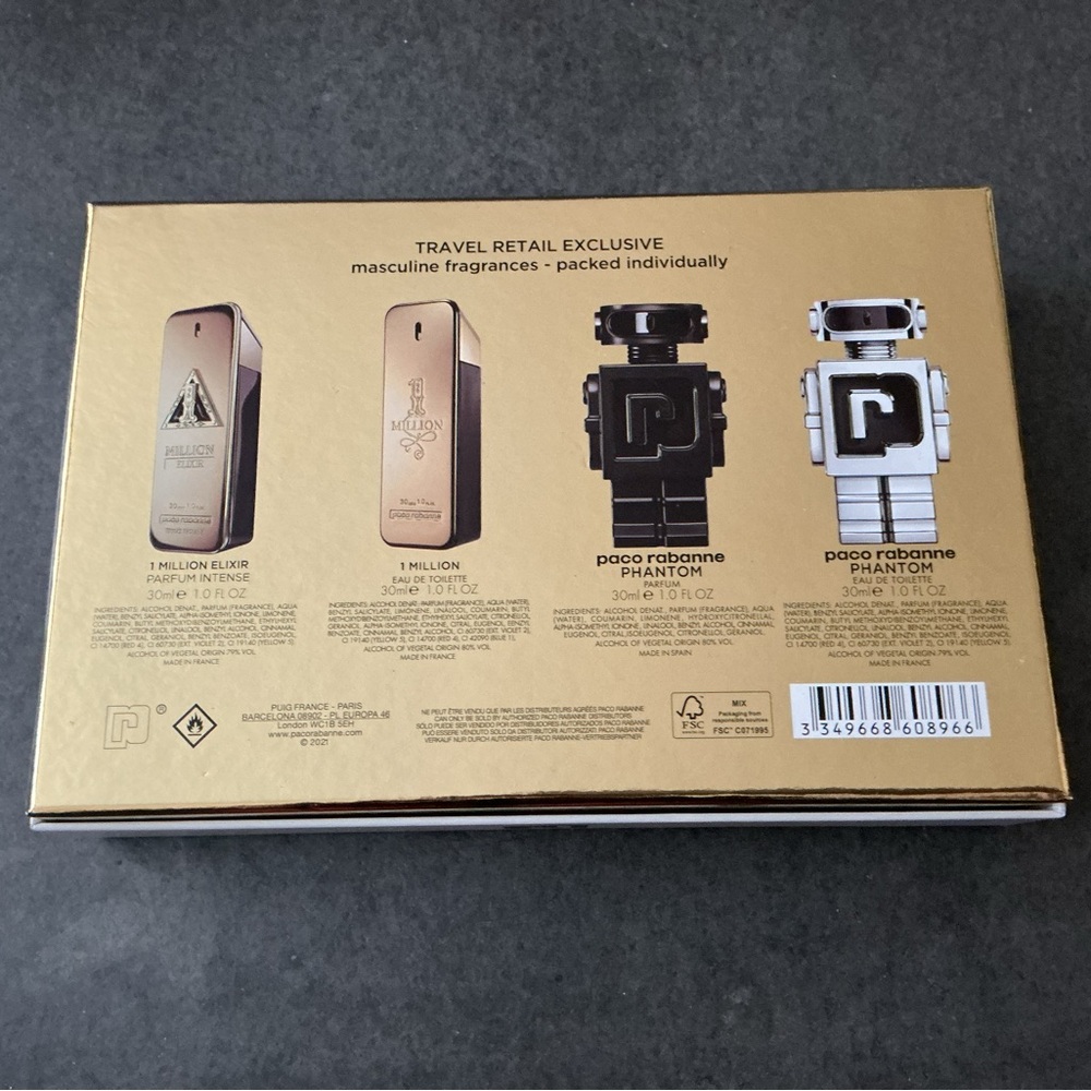 Paco Rabanne Gold and Black Fragrance